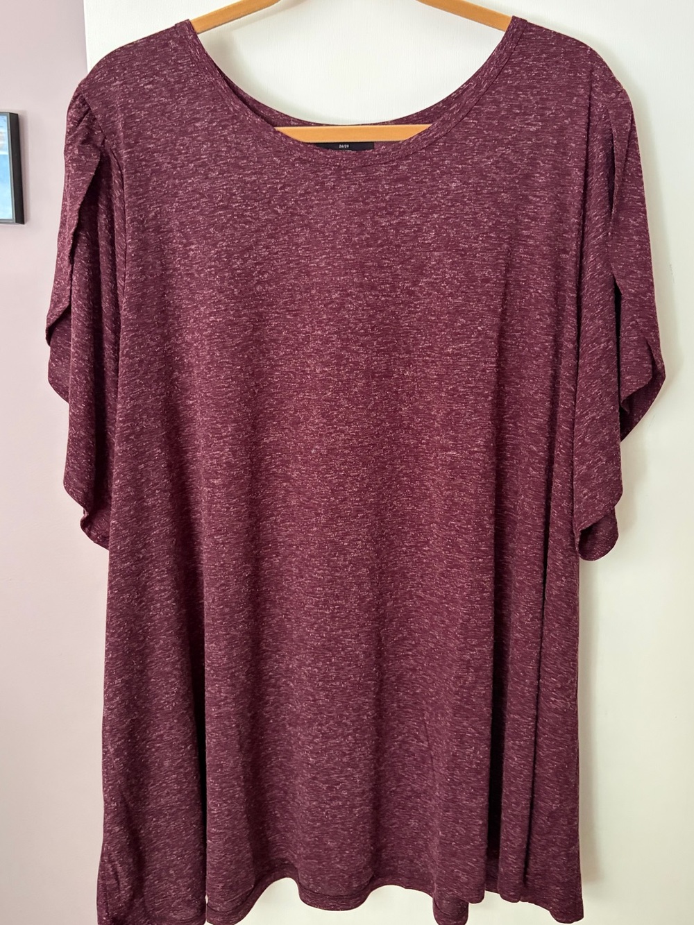 NWT Lane Bryant tee with tulip style sleeve